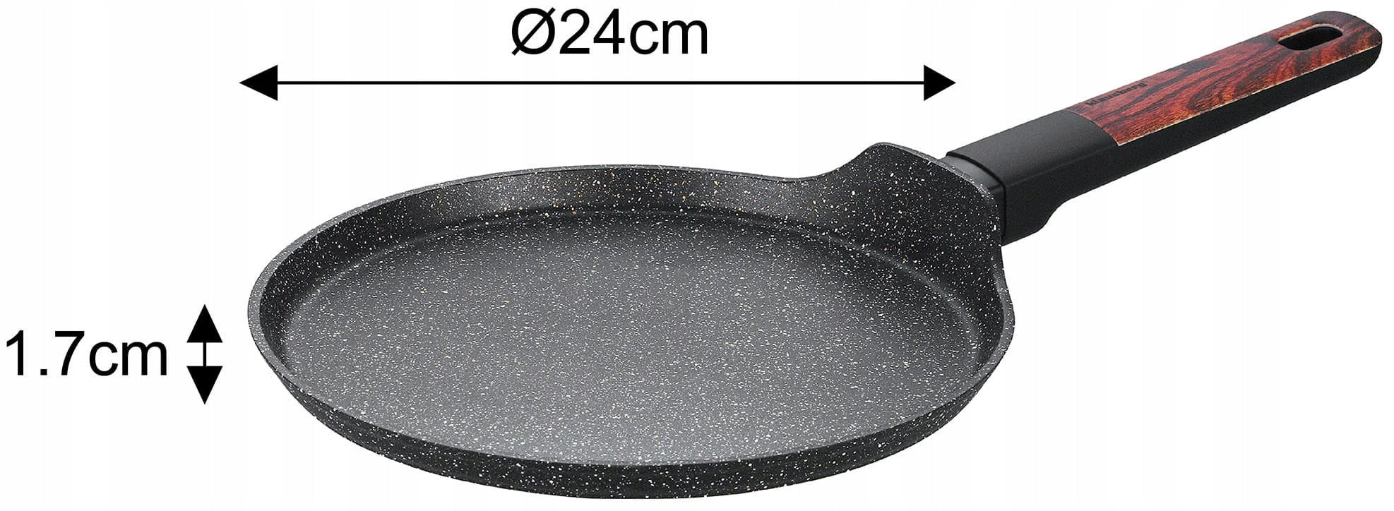 Set of marbled pots with non-stick coating 12-ele Induction GAS Line marmurkowa