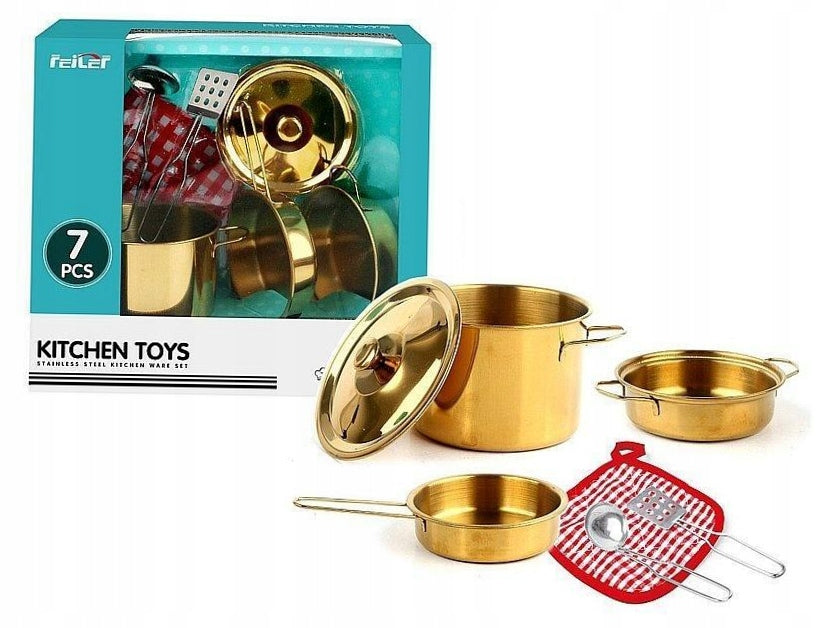 Set of metal pots 26,3x11x23,5cm