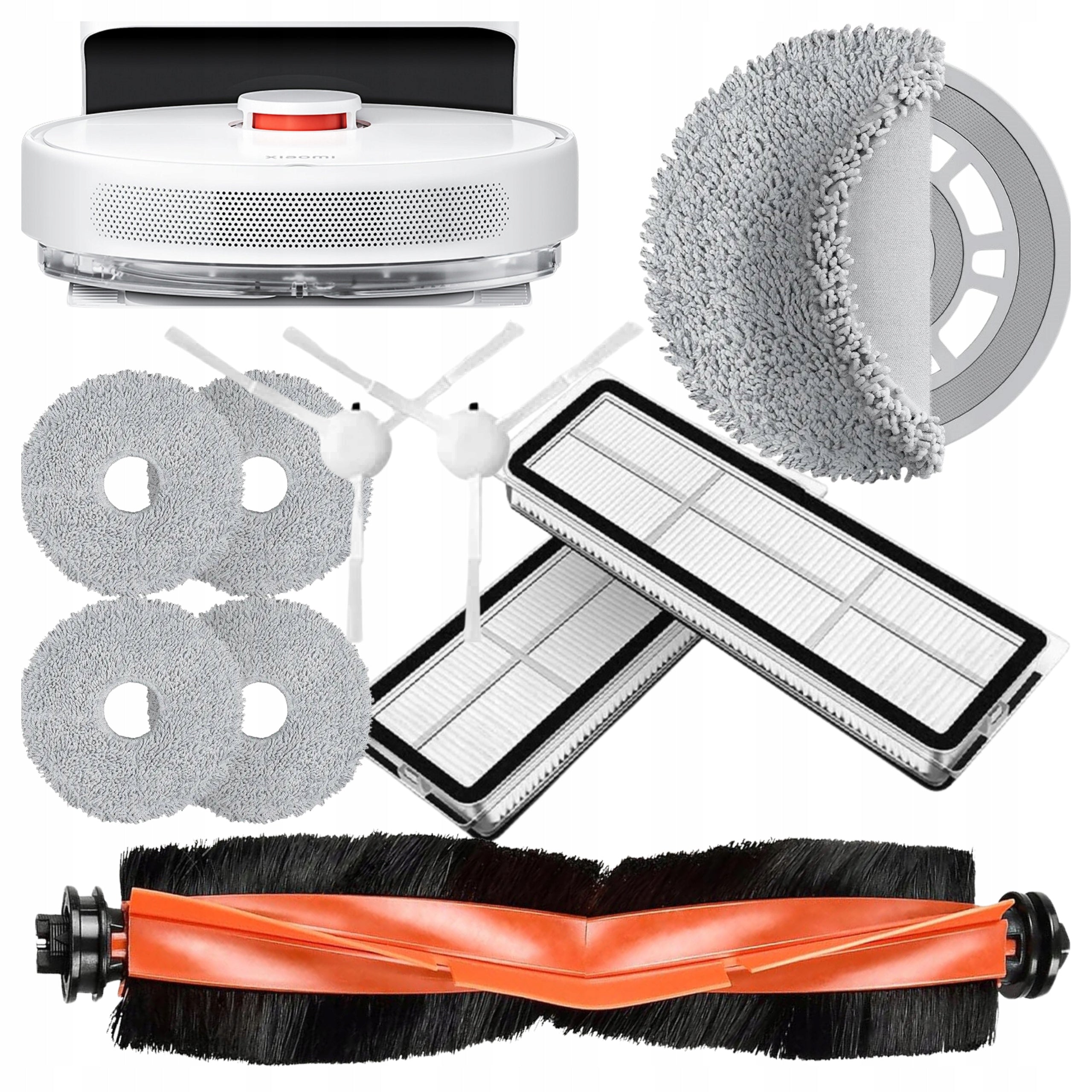 Set of mop brushes HEPA filters pads for XIAOMI S10+ X10+ X20+ robot