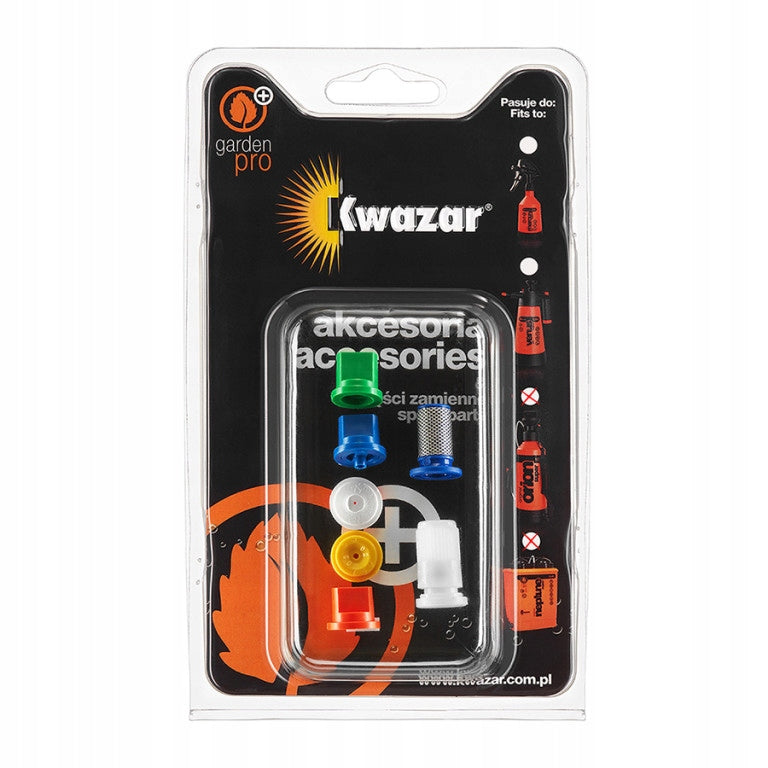 Set of nozzles for Orion sprayer 6 pieces Kwazar Batteries included no