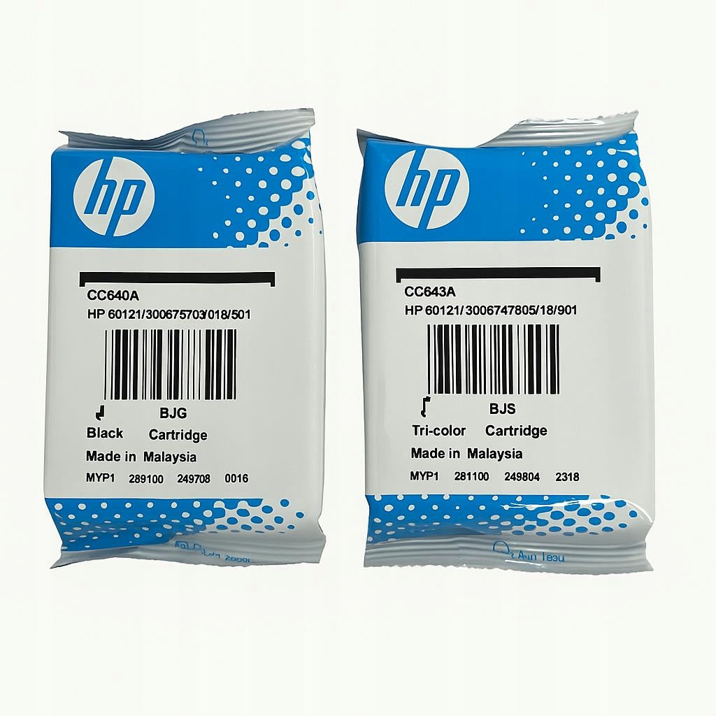 Set of original inks HP 300 BLACK CC640A + COLOUR CC643A 2025/2026 EAN (GTIN) 5903818419666