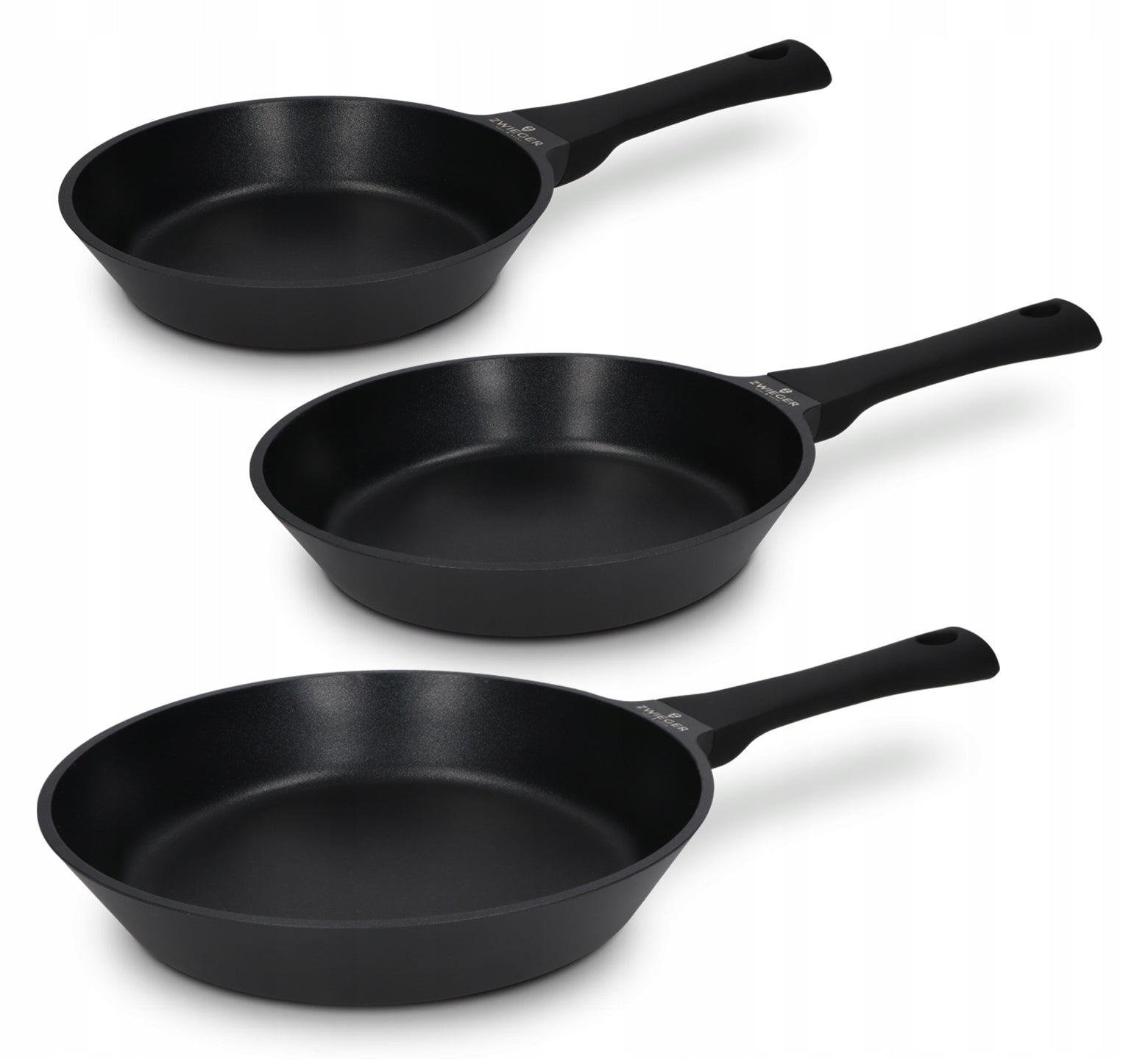 Set of pans 3 el. Obsidian Black Zwieger
