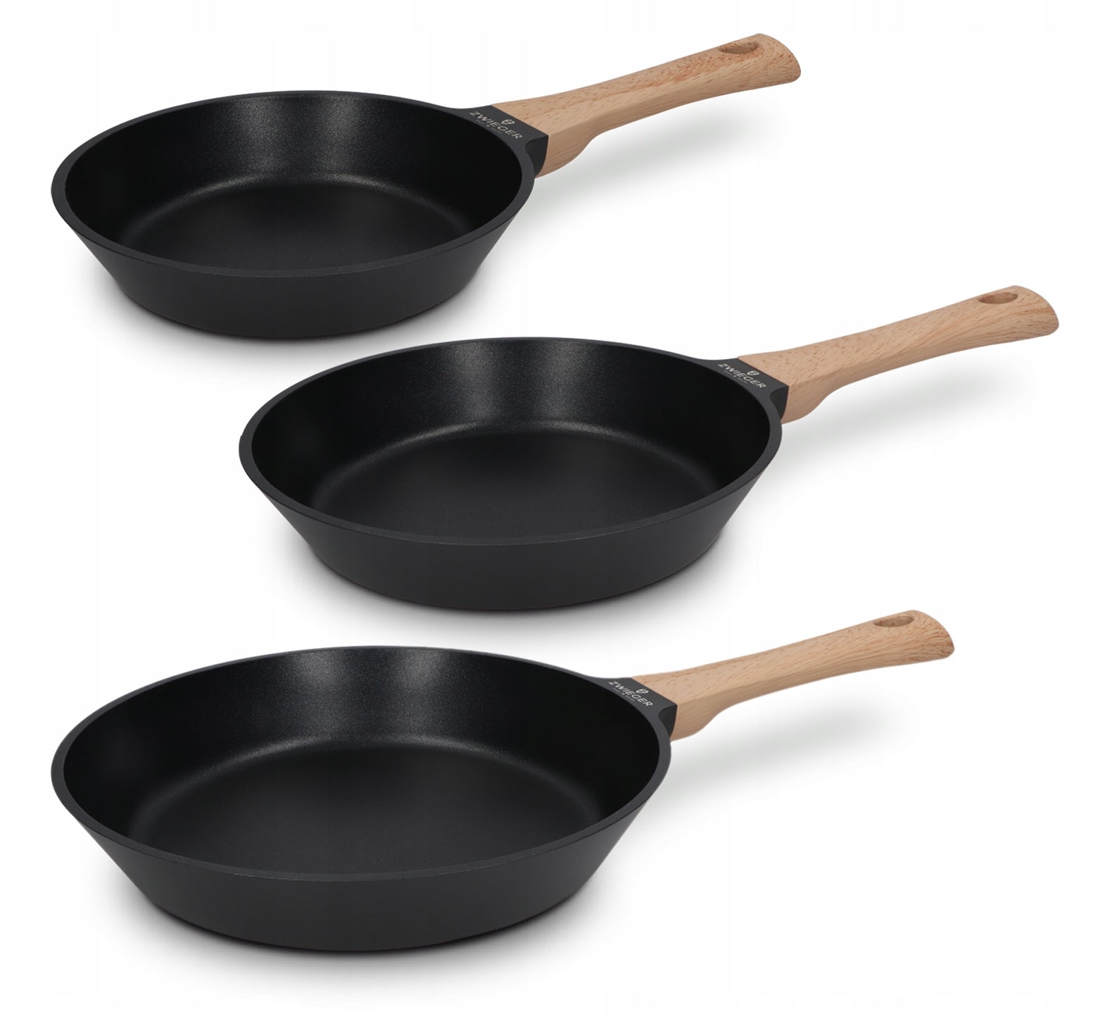 Set of pans 3 el. Obsidian Wood Light Zwieger