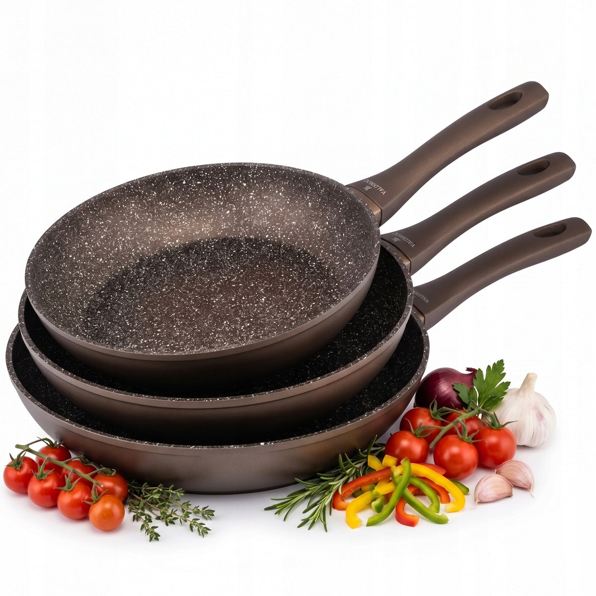 Set of pans Valdinox Aurum for induction gas NON-STICK 20/24/28cm