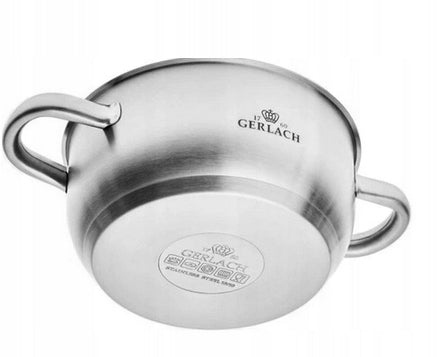 Set of pots GERLACH First 6el. induction silver Manufacturer code GER343M-6