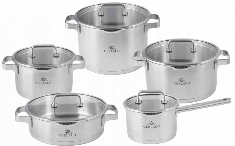 Set of pots GERLACH Prestige Plus (10 elements) Brand Gerlach