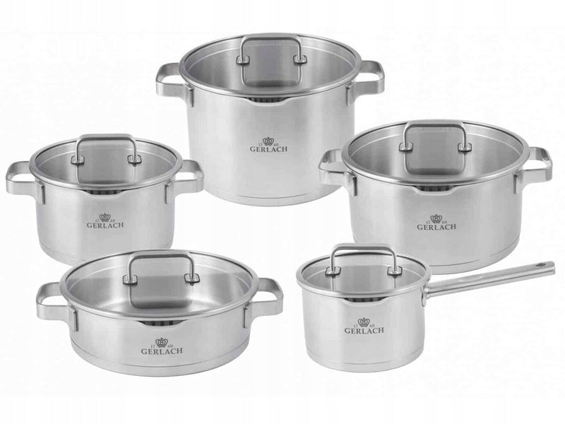 Set of pots GERLACH Prestige Plus (10 elements)