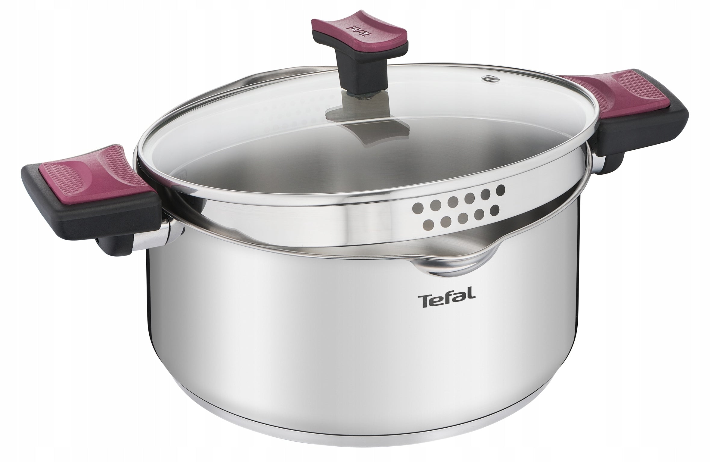 Set of pots Tefal Cook&Clip stainless steel 10 el. Manufacturer code G723SA74