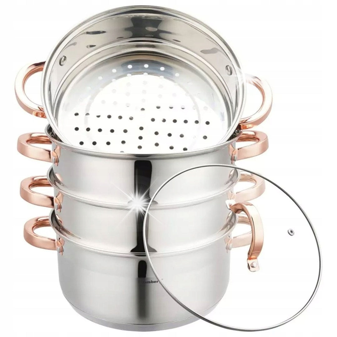 Set of pots steaming pot 24cm 5 ele. Steamer KB-7736