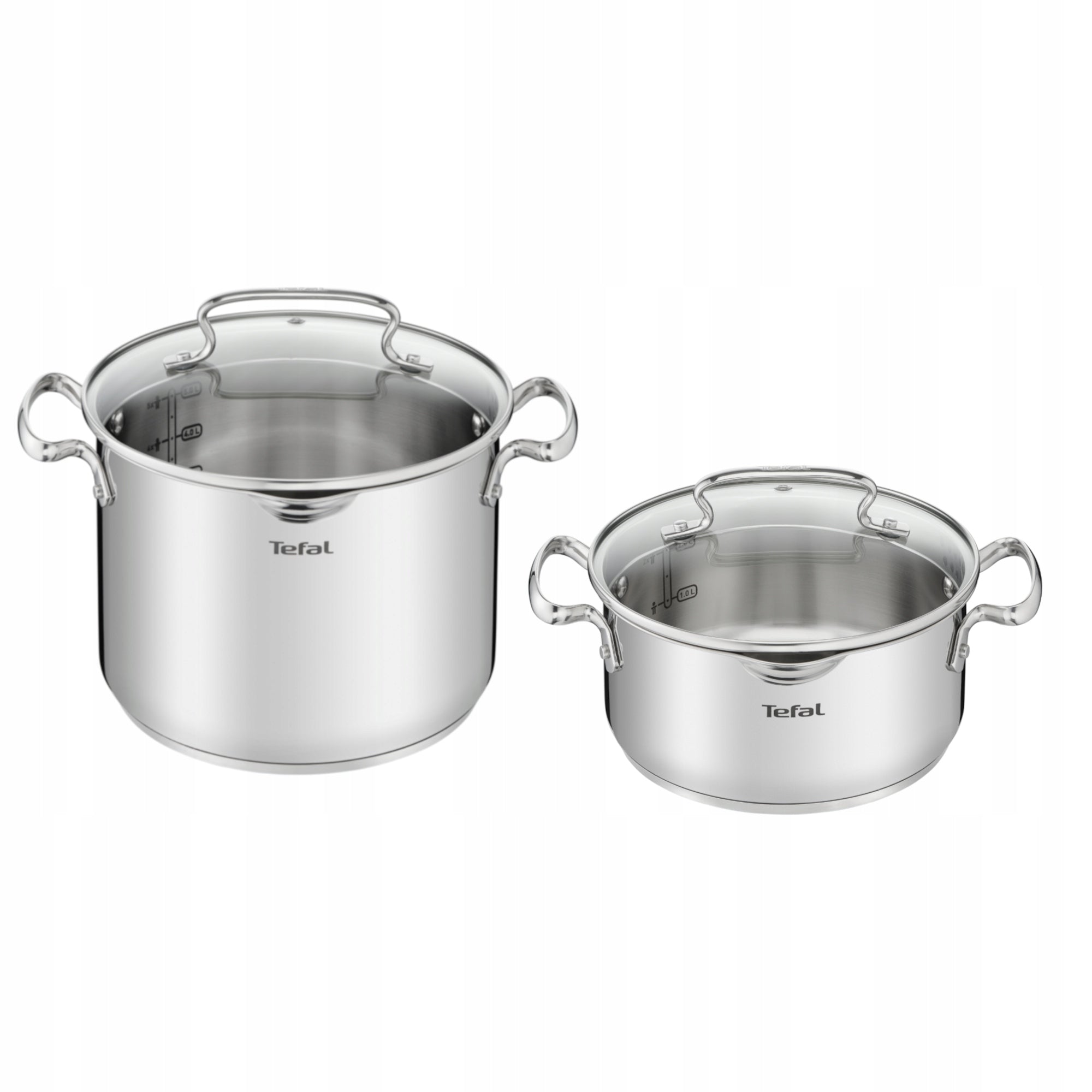 Set of pots with lid TEFAL Duetto+ 20/22cm induction 2.9l 6,1l 4el
