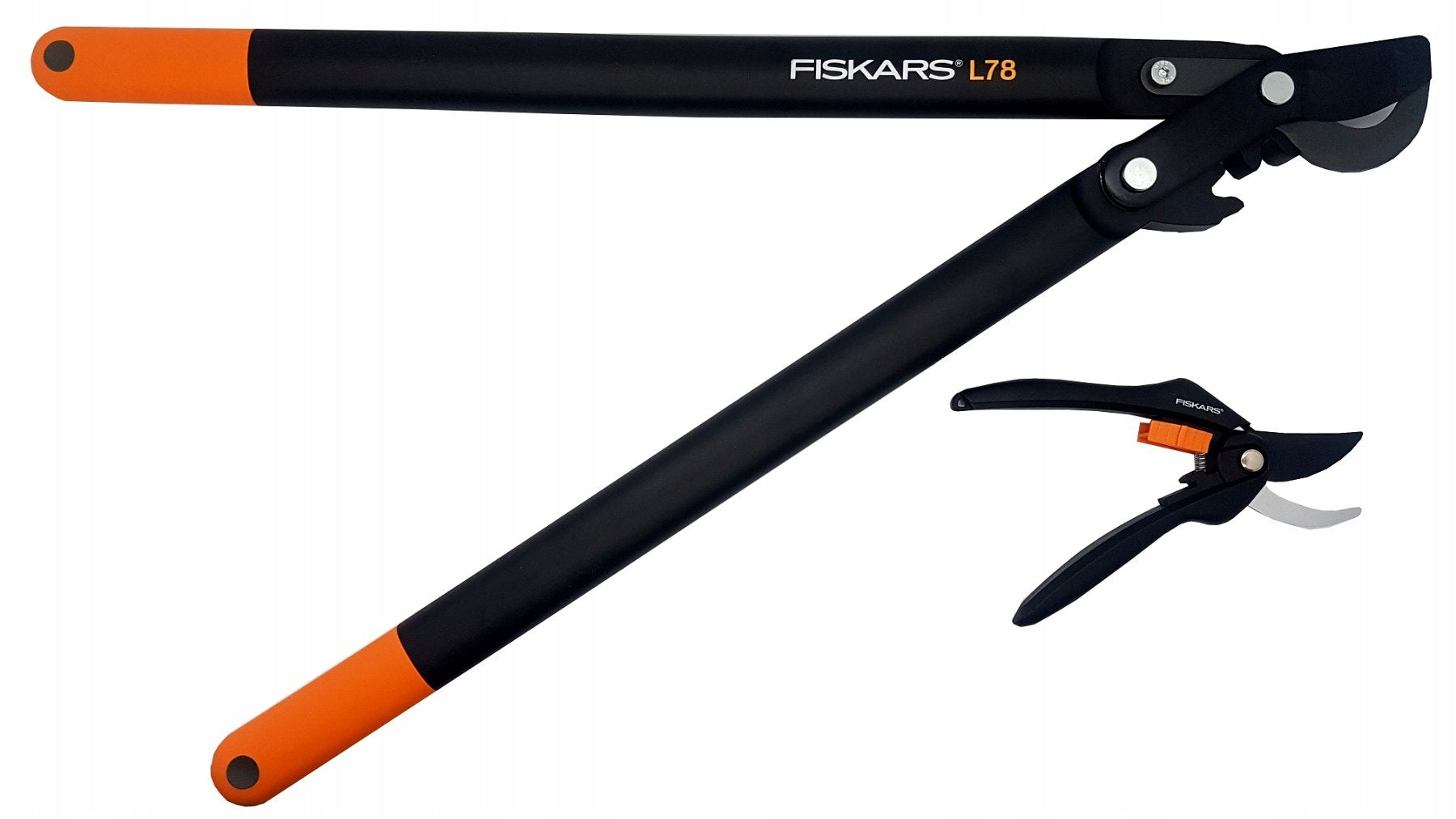 Set of pruning shears Fiskars L78 HOOK Powergear II Shears + Pruner P26