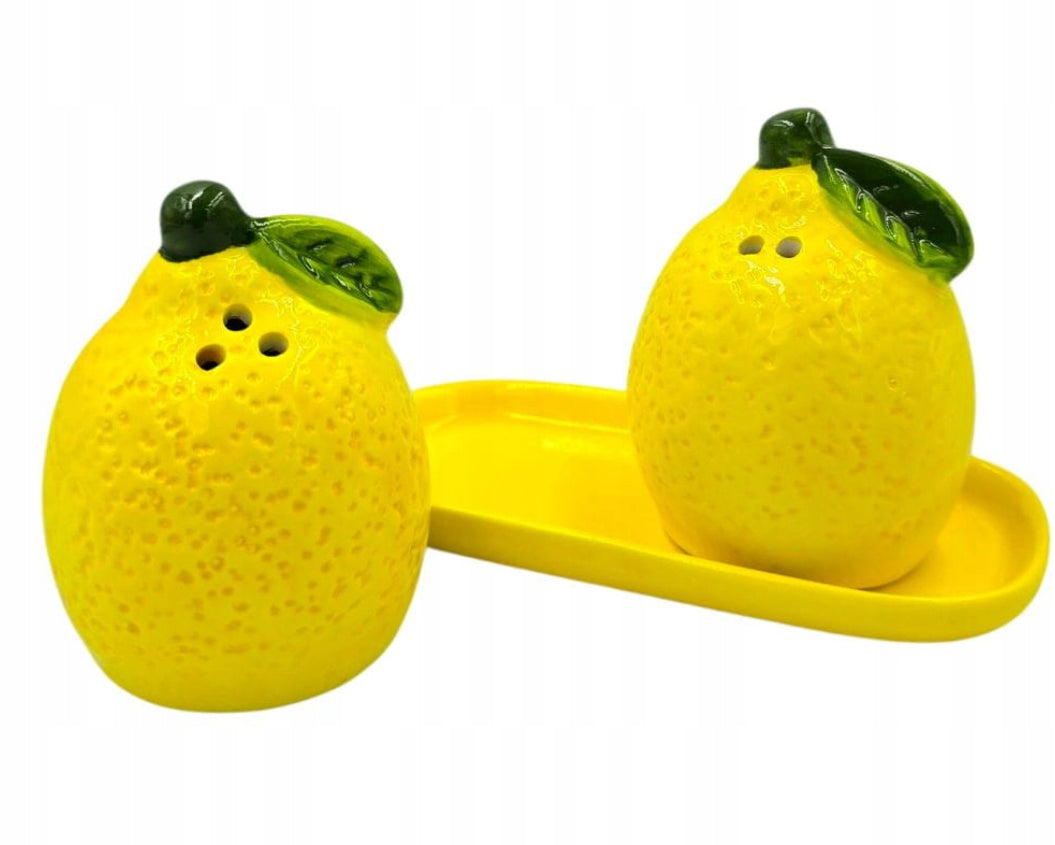 Set of salt and pepper shaker Lemons with soap Etienne 96 by L&G Packaging status original