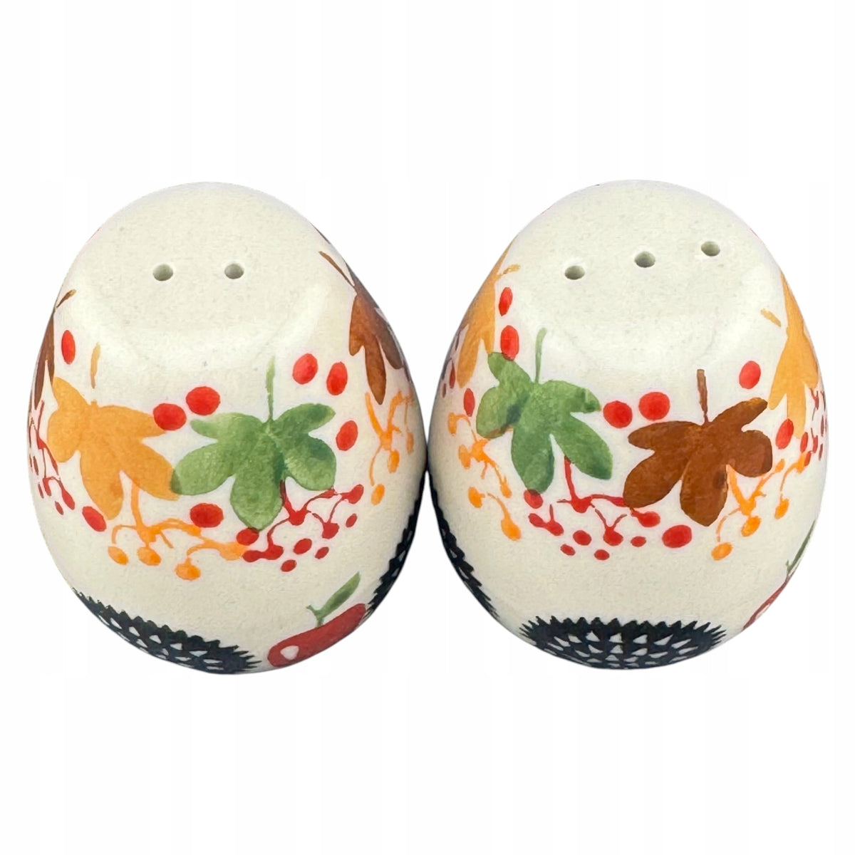 Set of salt and pepper shaker eggs UNIQUE If AS71 Ceramika Bolesławiec Brand Manufaktura w Bolesławcu