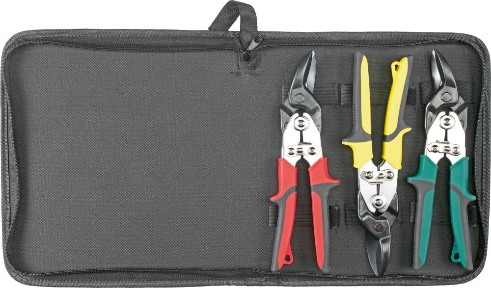 Set of shaped cutting shears 3 pieces FORTIS