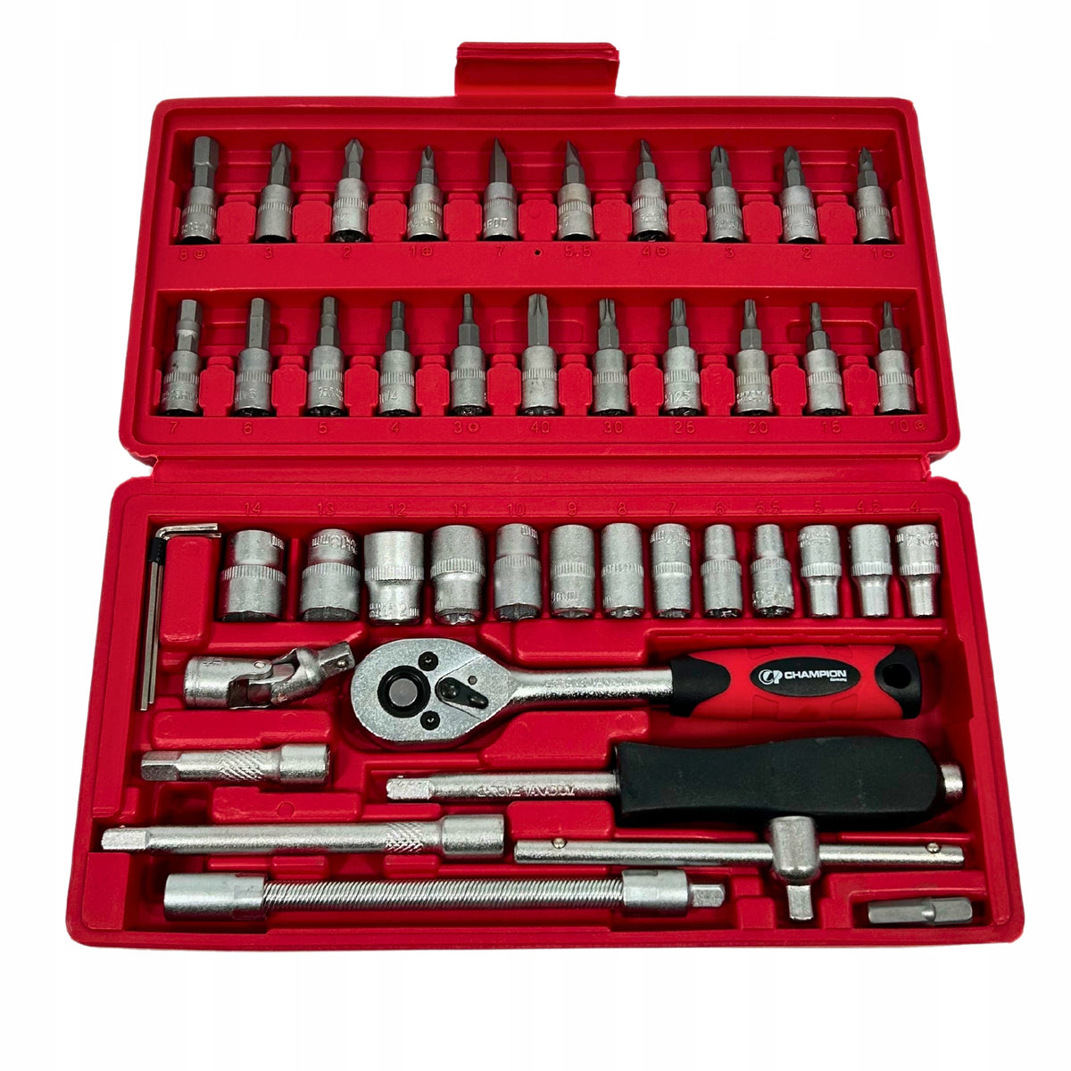 Set of socket wrenches Gockowiak 46 elements chrome vanadium steel Brand Gockowiak