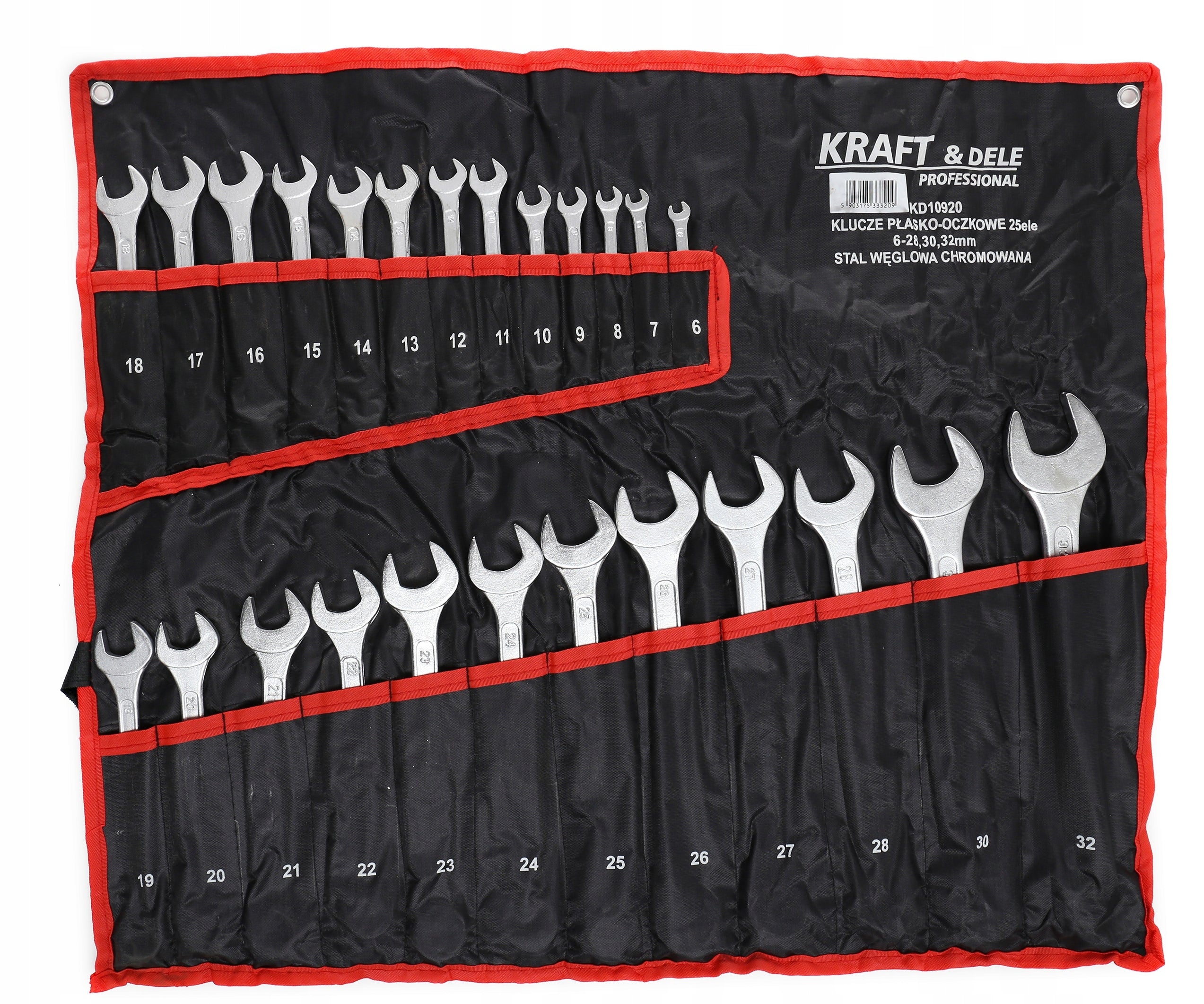 Set of spanner wrenches KRAFT&DELE, 25 elements (KD10920) Manufacturer code KD10920