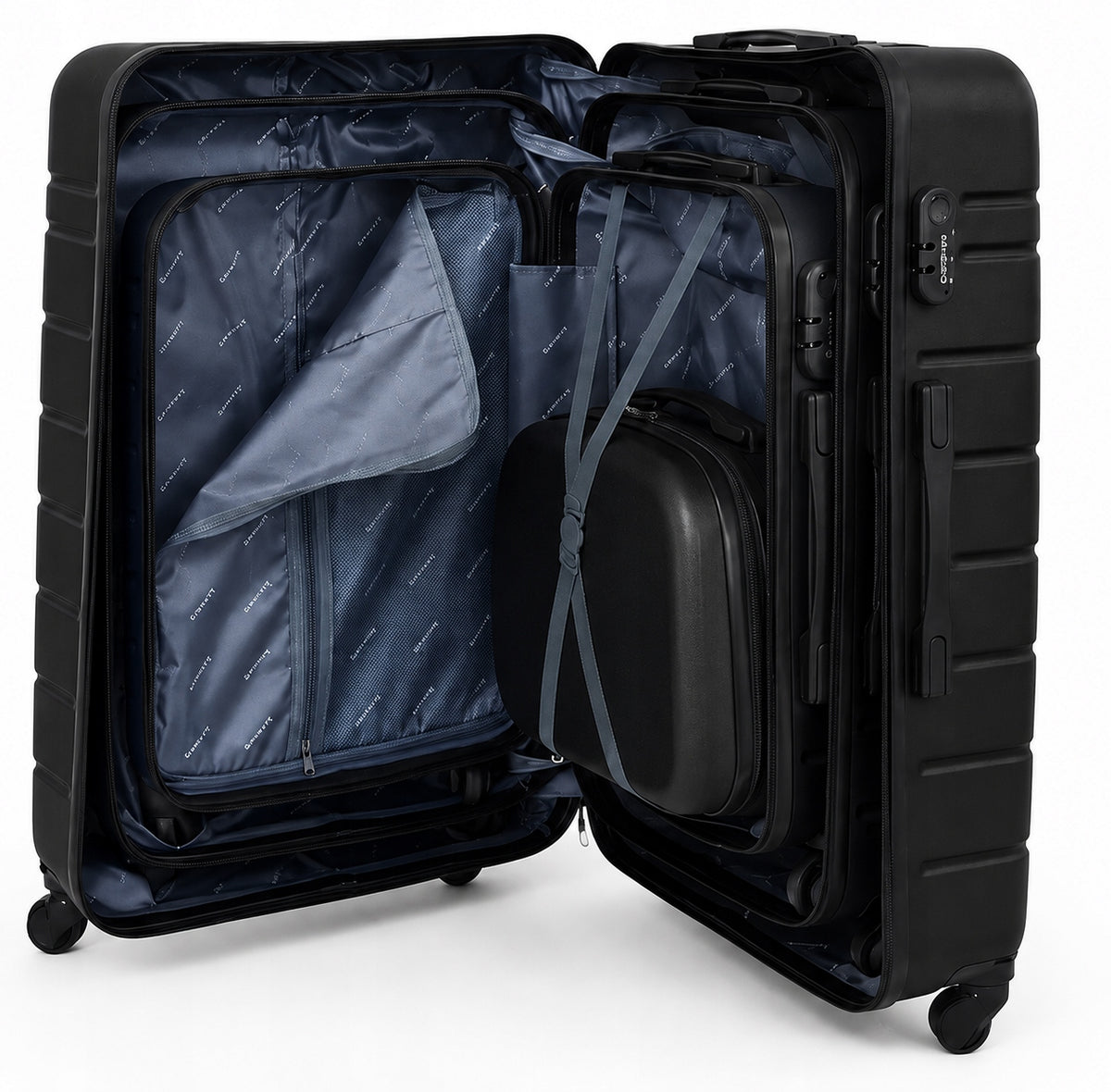Set of suitcases 4in1 travel suitcase with wheels GRAVITT 1131 Brand Gravitt