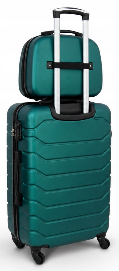 Set of suitcases 4in1 travel suitcase with wheels GRAVITT 1131 Manufacturer code 1131/KPL/DARKGREEN