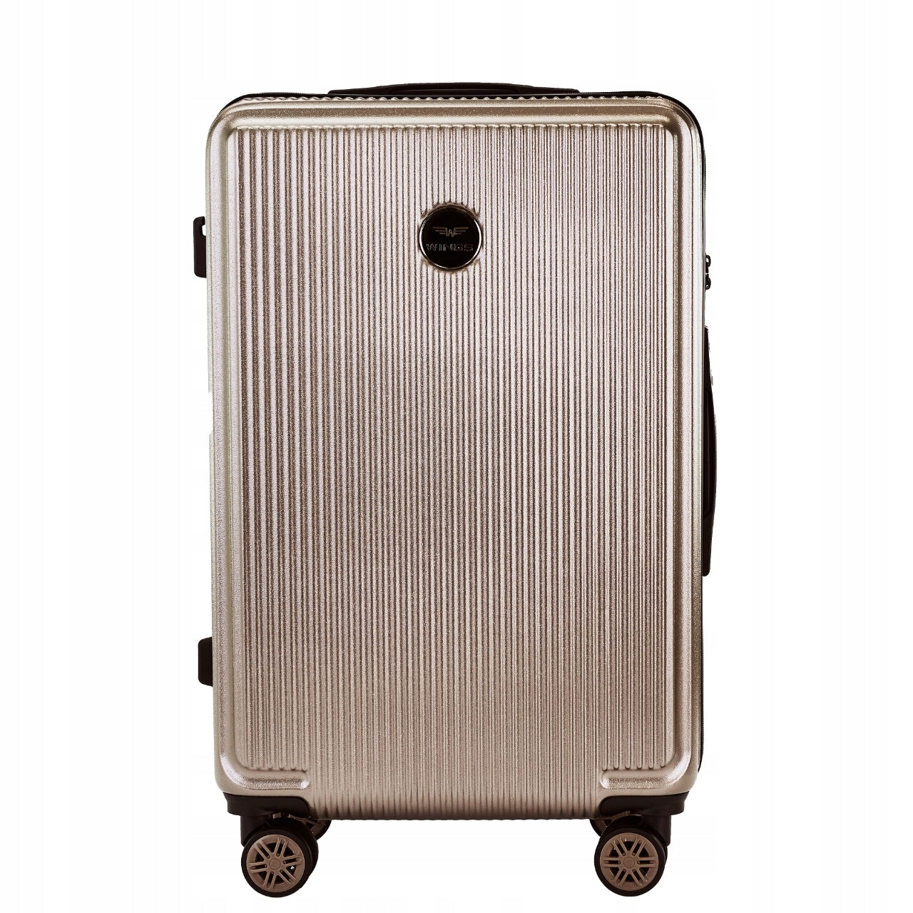 Set of suitcases WINGS polycarbon TSA 3 pcs large set on 4 wheels 360 Packaging status original