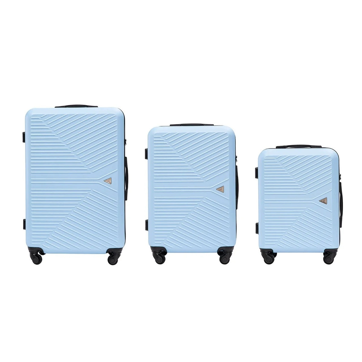 Set of suitcases WINGS polycarbonate 100% TSA 3 pieces luggage POLYCARBONATE 360°