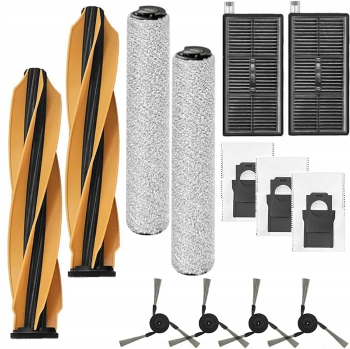 Set side brush roller mop bags filters for Mova Z60 Z70 ULTRA ROLLER