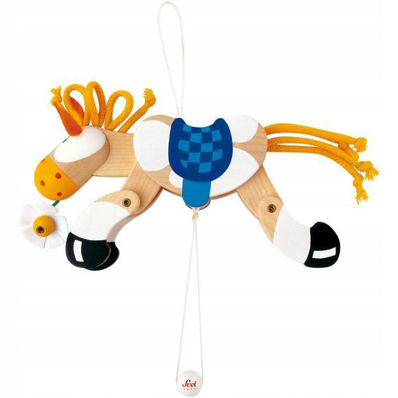 Sevi - Wooden puppet, doll - Horse