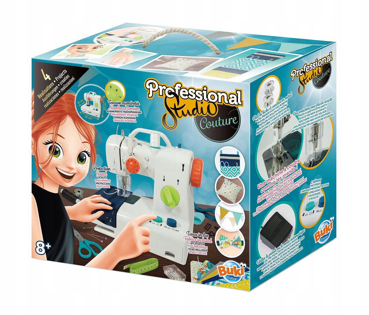 Sewing Machine For Children Buki Professional Studio Couture 8+ New