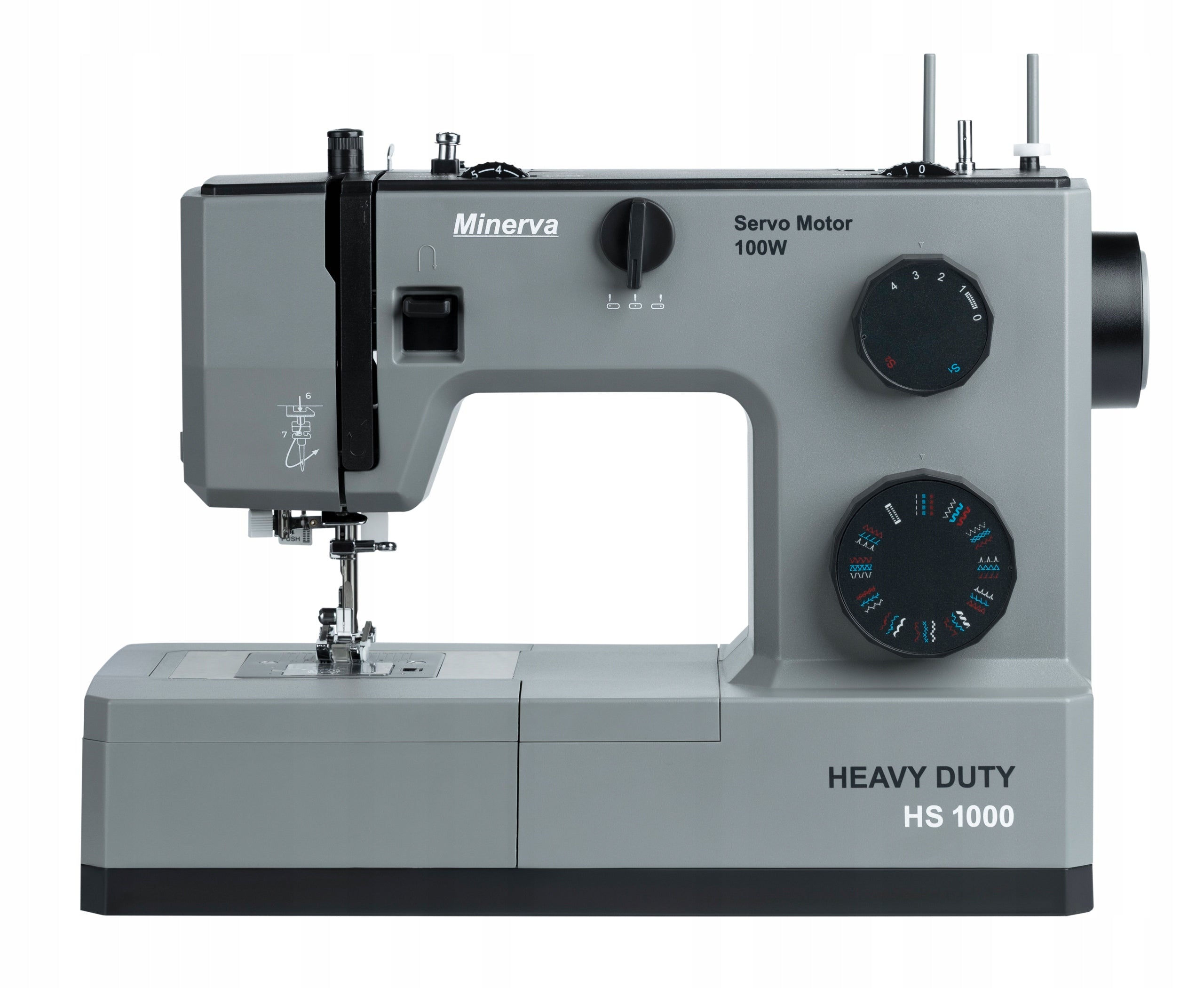 Sewing Machine Minerva HS1000 HEAVY DUTY Home Reinforced 34 Stitches Brand Minerva