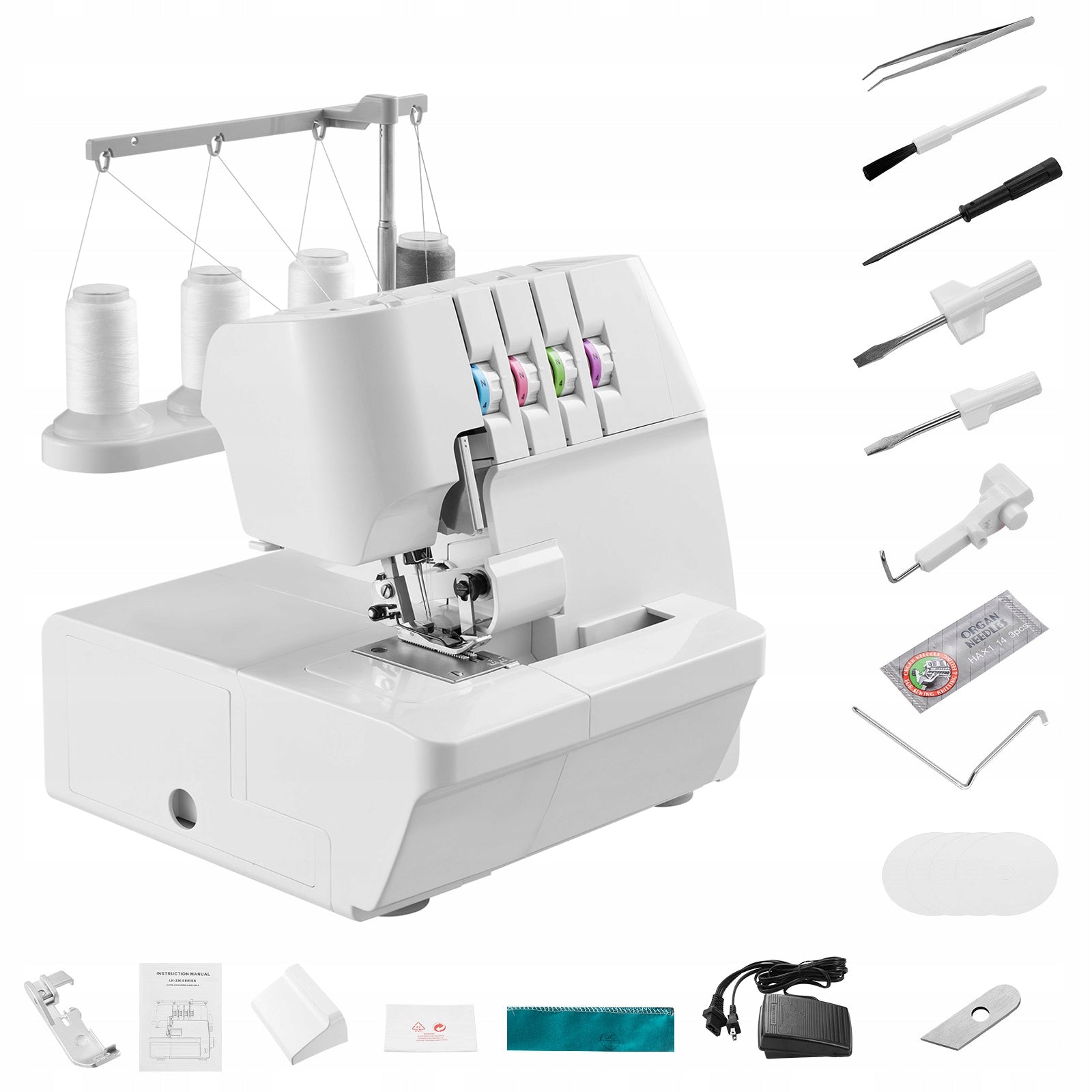 Sewing Machine Sewing Ability 2-3-4 Threads Sewing Machine Overlock