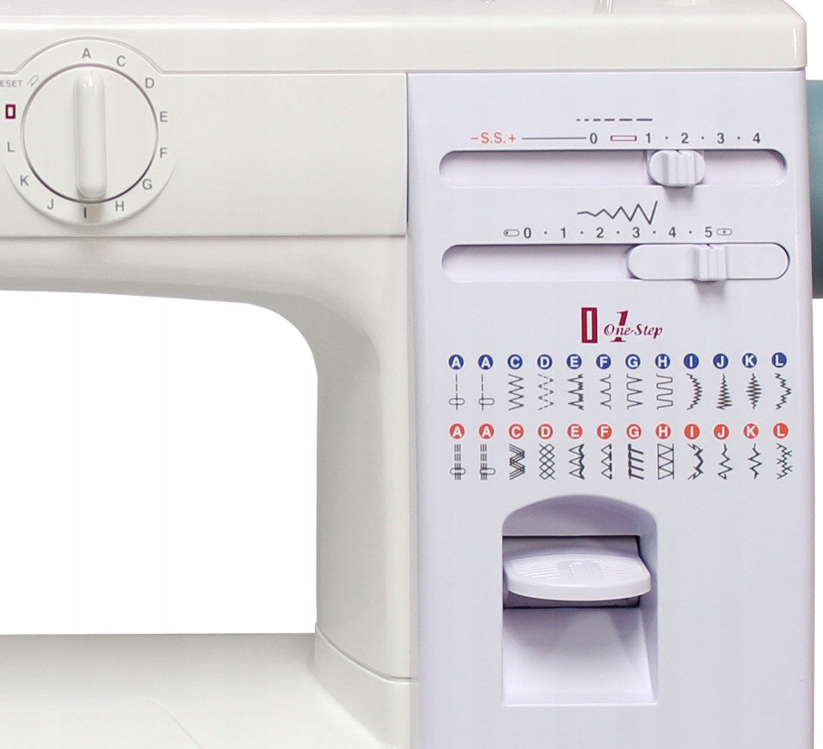 Sewing machine JANOME 423S Dominant color white