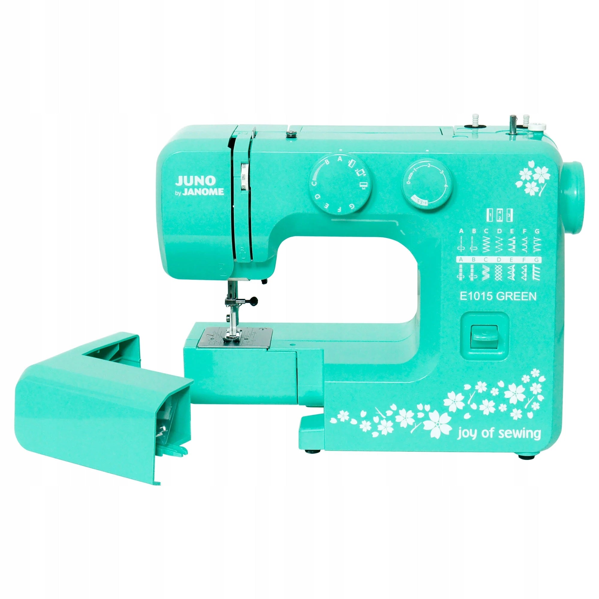 Sewing machine JANOME Juno E1015 Green Dominant color green