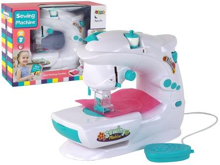 Sewing machine Like Real white battery operated Lean Toys 310x240 mm