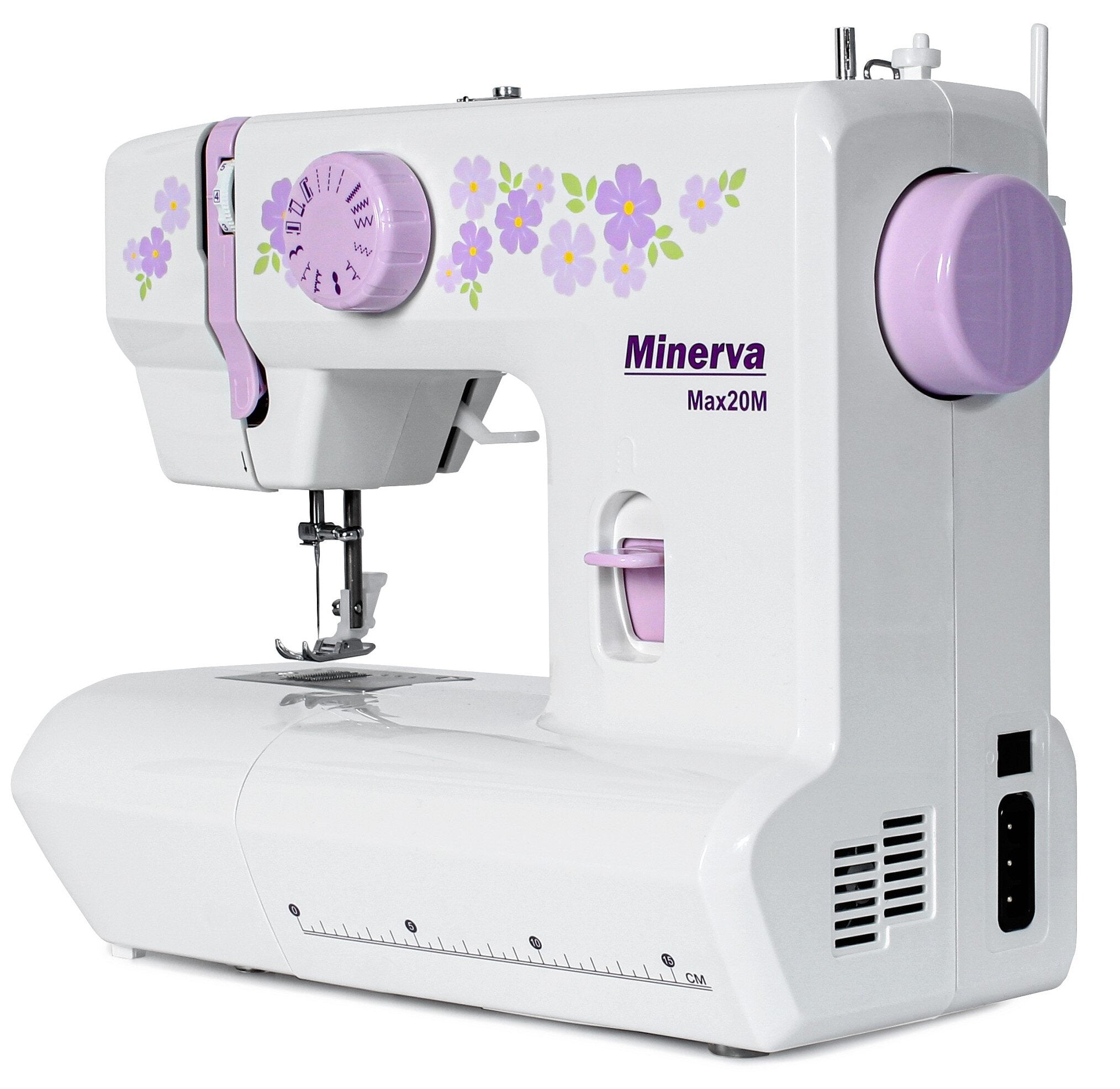 Sewing machine MINERVA MAX20M Dominant color white