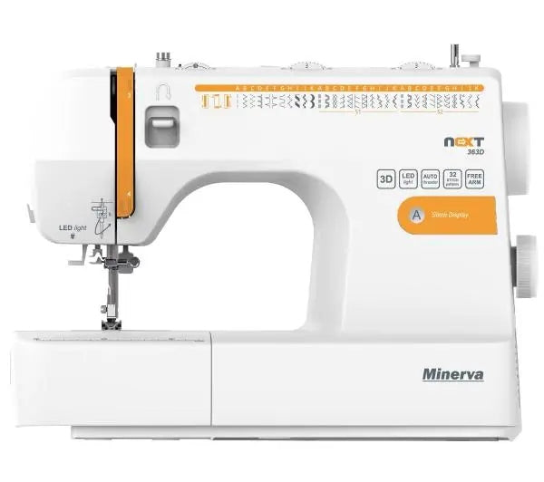 Sewing machine Minerva Next 363D II 32 Stitches 850 rpm Sewing Back