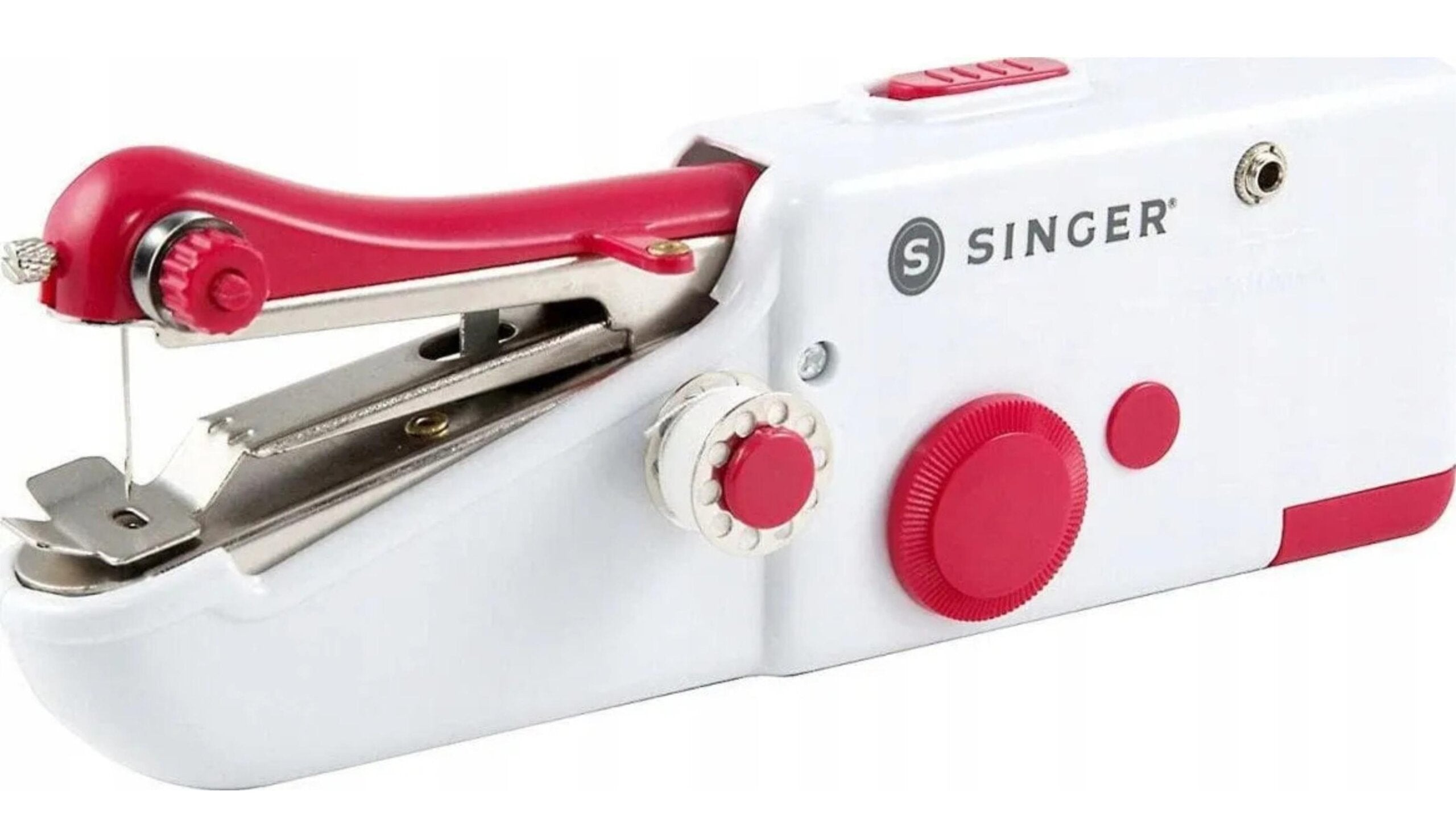 Sewing machine SINGER Mini 5587 Dominant color white