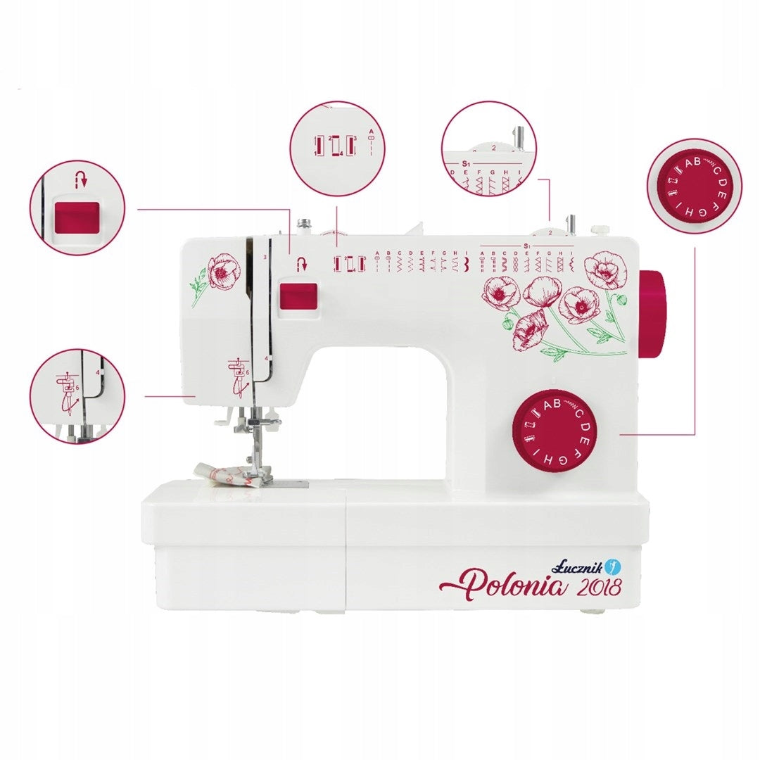 Sewing machine ŁUCZNIK Polonia 2018 Product weight 5.2 g