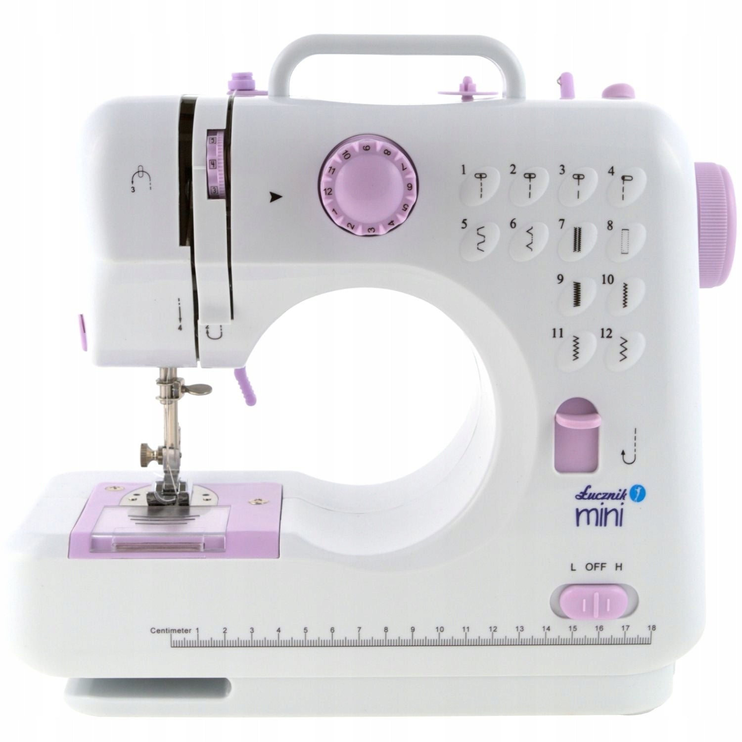 Sewing machine Łucznik Mini for children easy operation gift set Manufacturer code 01.023