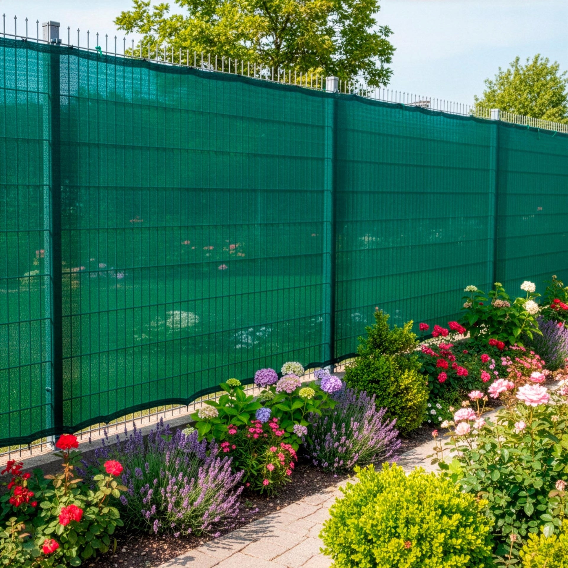 Shading Mesh 1,5x25m Cover Fence Mat Fence Masking 90% +UV Height 150 m