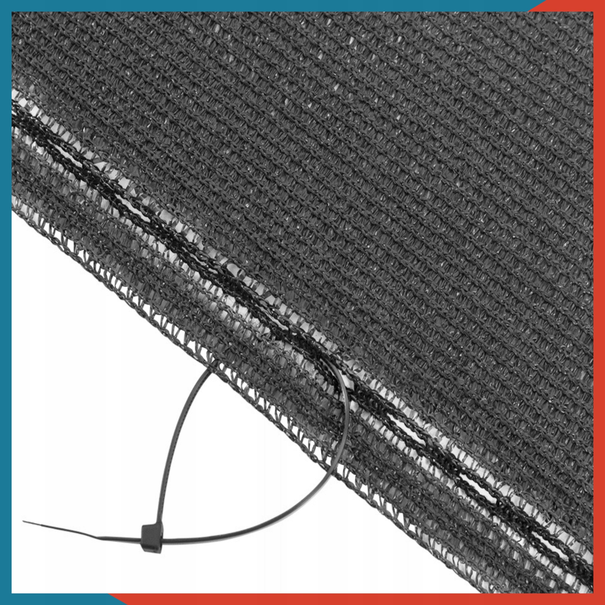 Shading Mesh for Fence 1,5x15m MASKING 95% UV Fence Cover Graphite Main material synthetic material