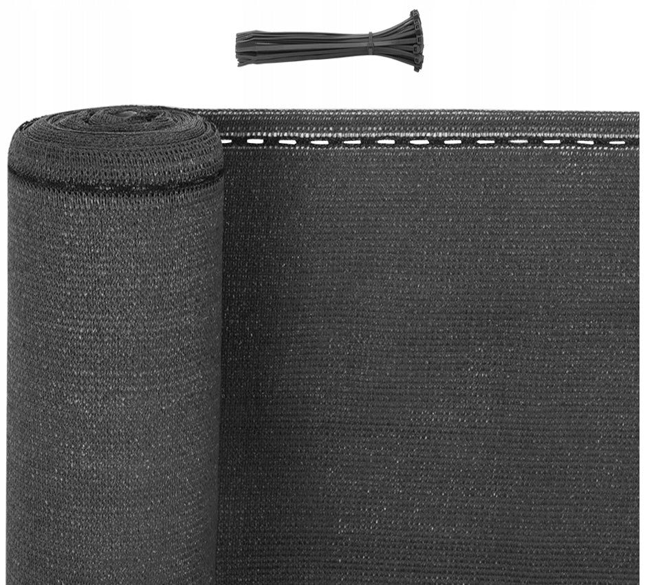 Shading Mesh for Fence 1,5x25m MASKING 95% UV Fence Cover Graphite