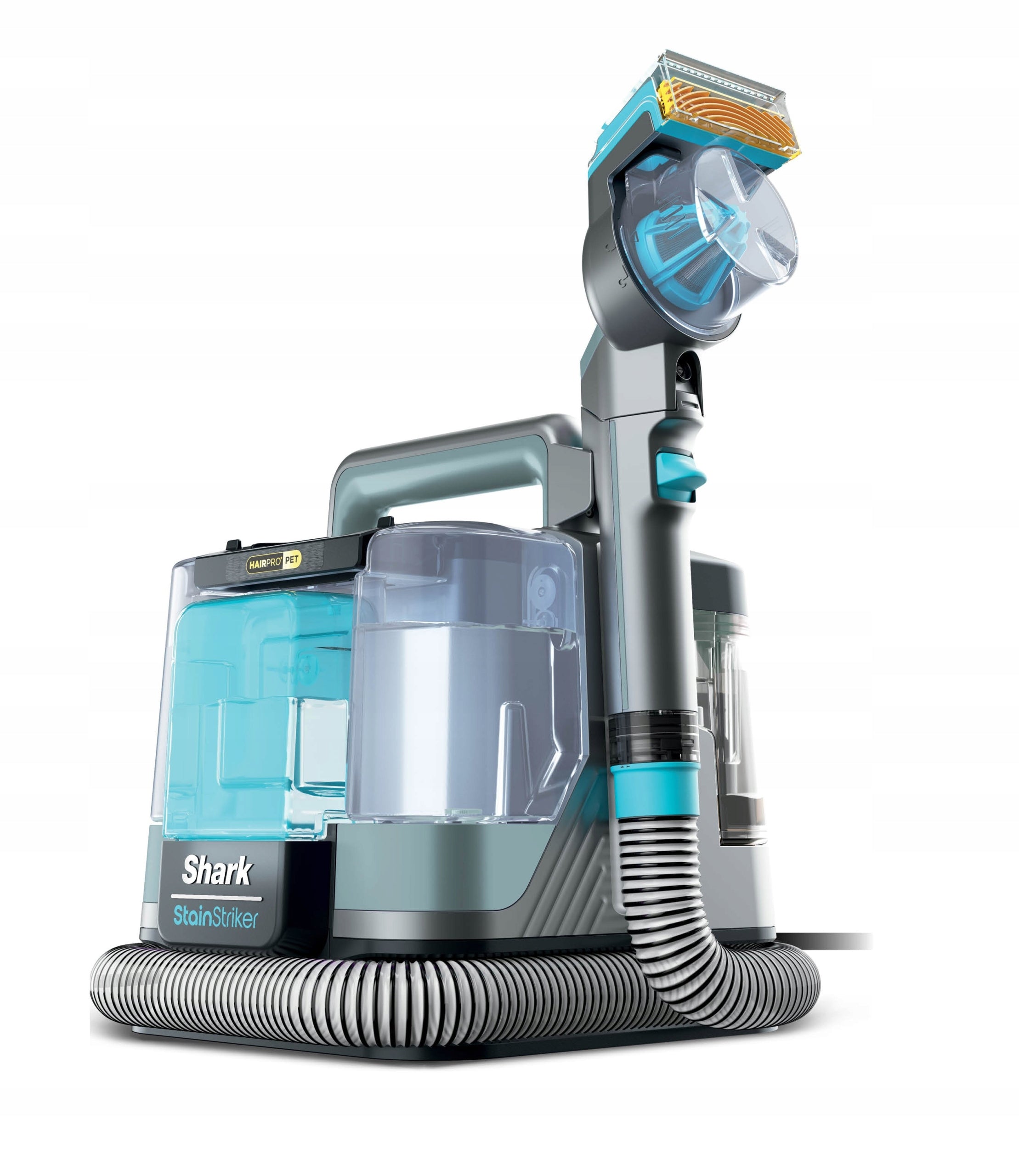 Shark StainStriker HairPro PX250EUT vacuum cleaner for carpet upholstery Packaging status original