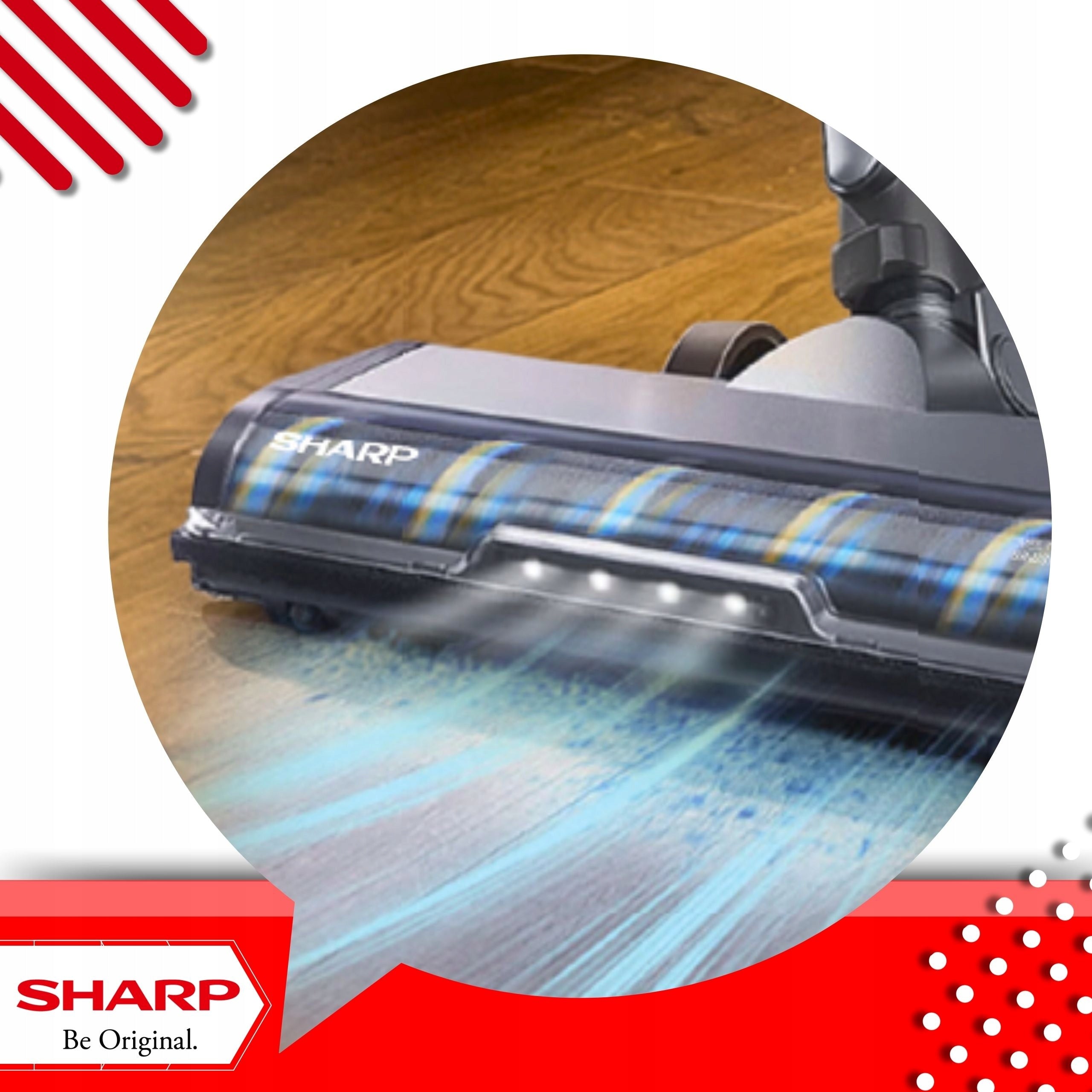 Sharp Vertical Vacuum Cleaner Cordless SA-VP4221BS HOME HAIR Model SA-VP4221BS