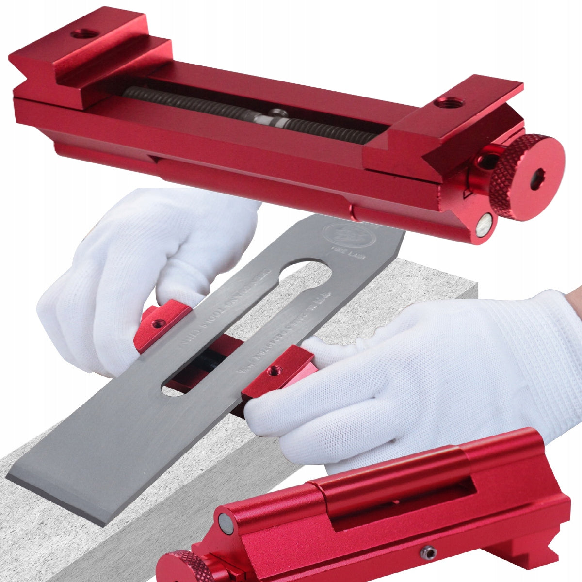 Sharpener Guide for sharpening chisels of plow knives Carpentry Sharpener ALU.