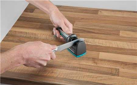 Sharpener for KITCHEN KNIVES AXES GARDENA HAND DONKEY 8712-20 Brand Gardena