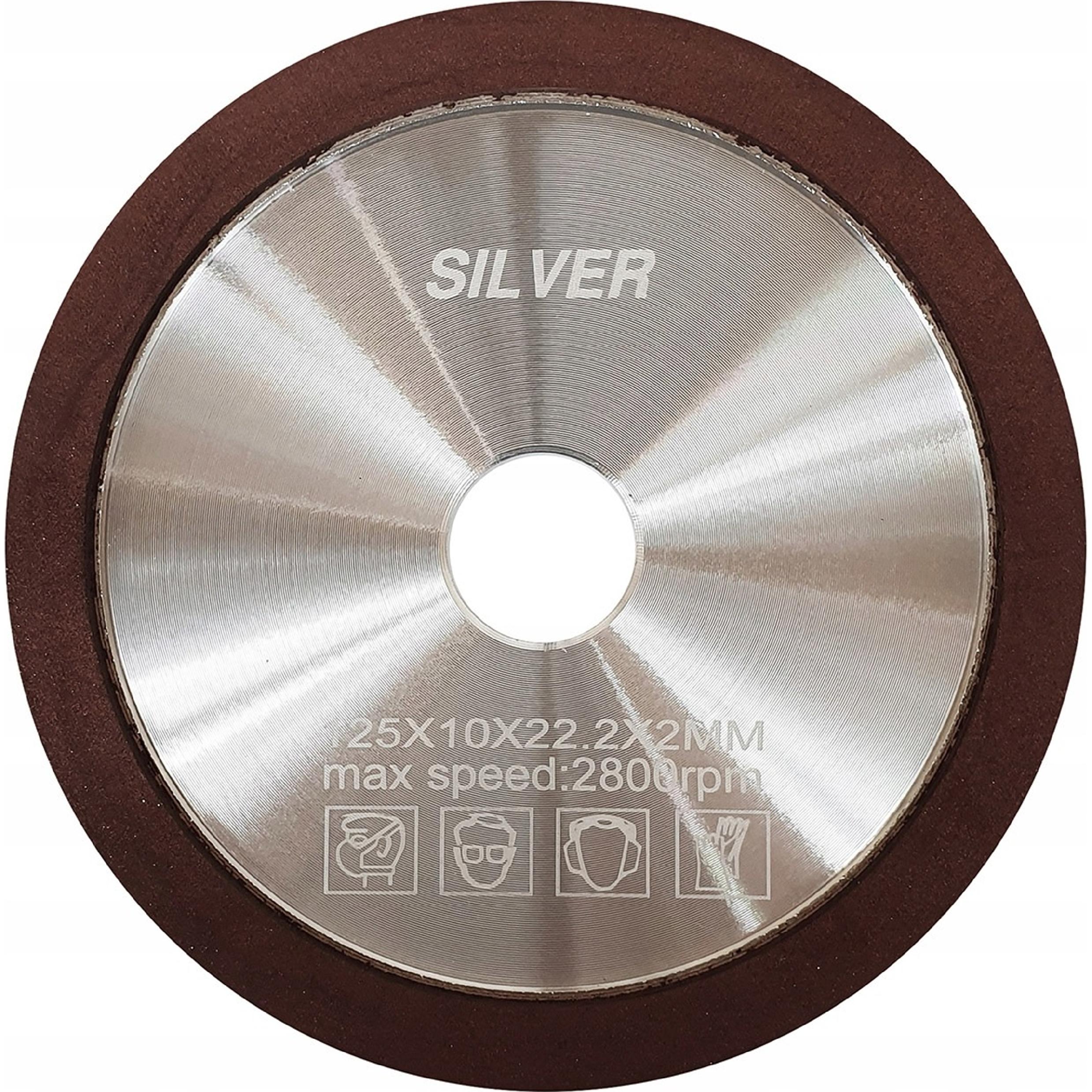 Sharpening disc TCT 125mm 22,2mm diamond Silver