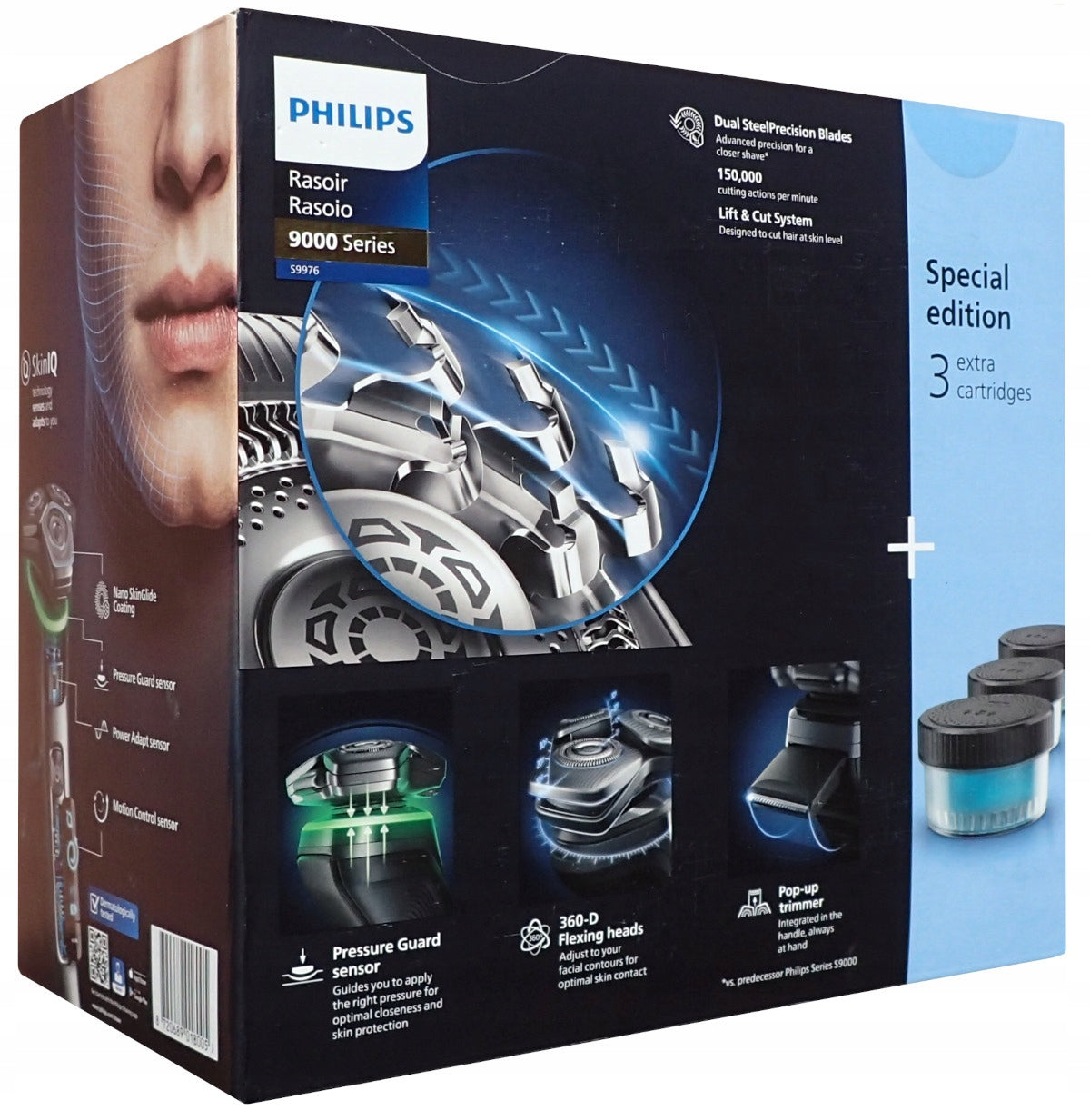 Shaver Electric Machine Men's Philips S9976/63 Trimmer + Base +4 Cartridges EAN (GTIN) 8720689018005