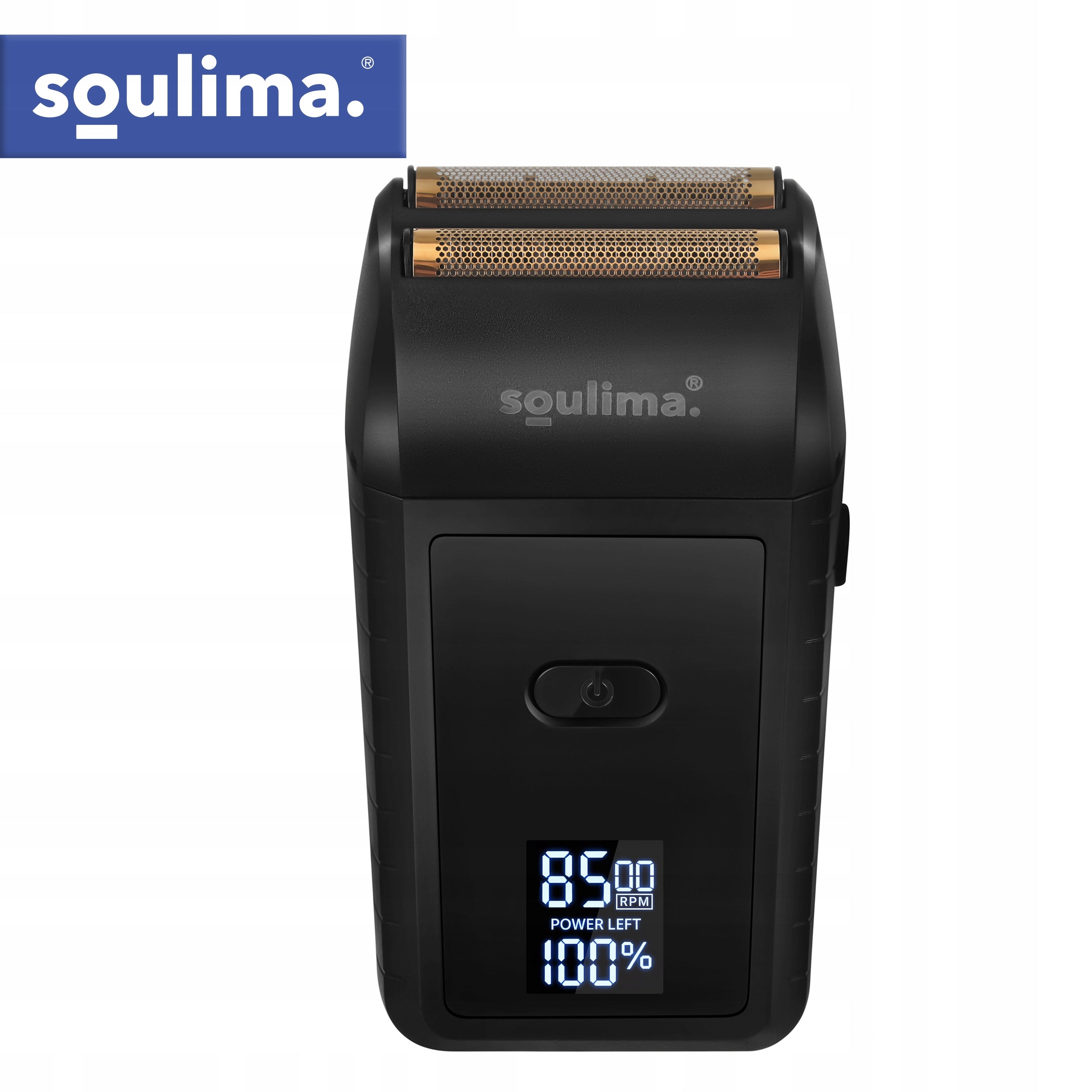 Shaver Men's Beard Foil Machine Electric Shaving Beard LCD USB-C Manufacturer code Golarka do brody z wyświetlaczem LED Soulima