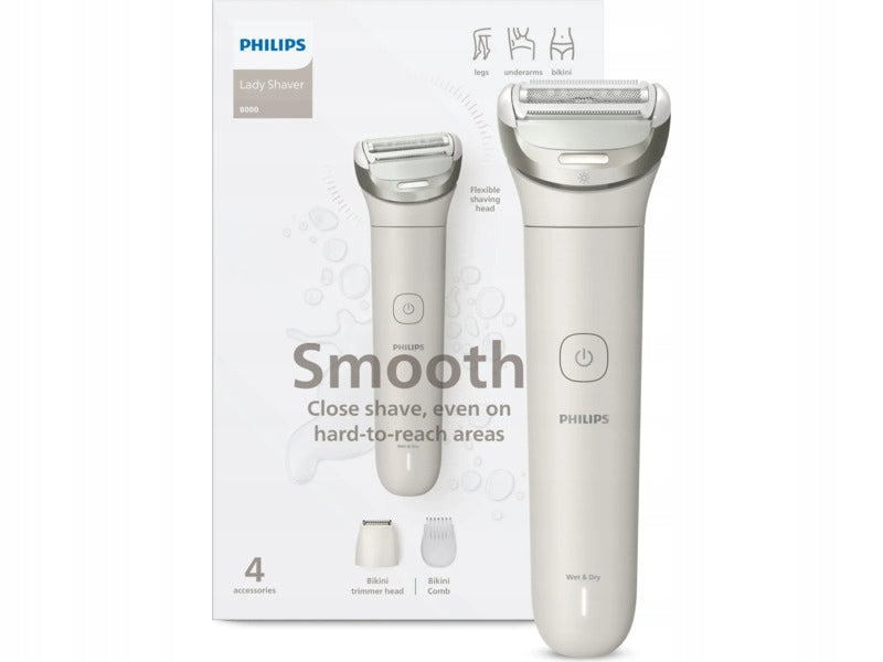 Shaver PHILIPS Lady Shaver BRL147-00 series 8000 Wet and dry Dominant color white