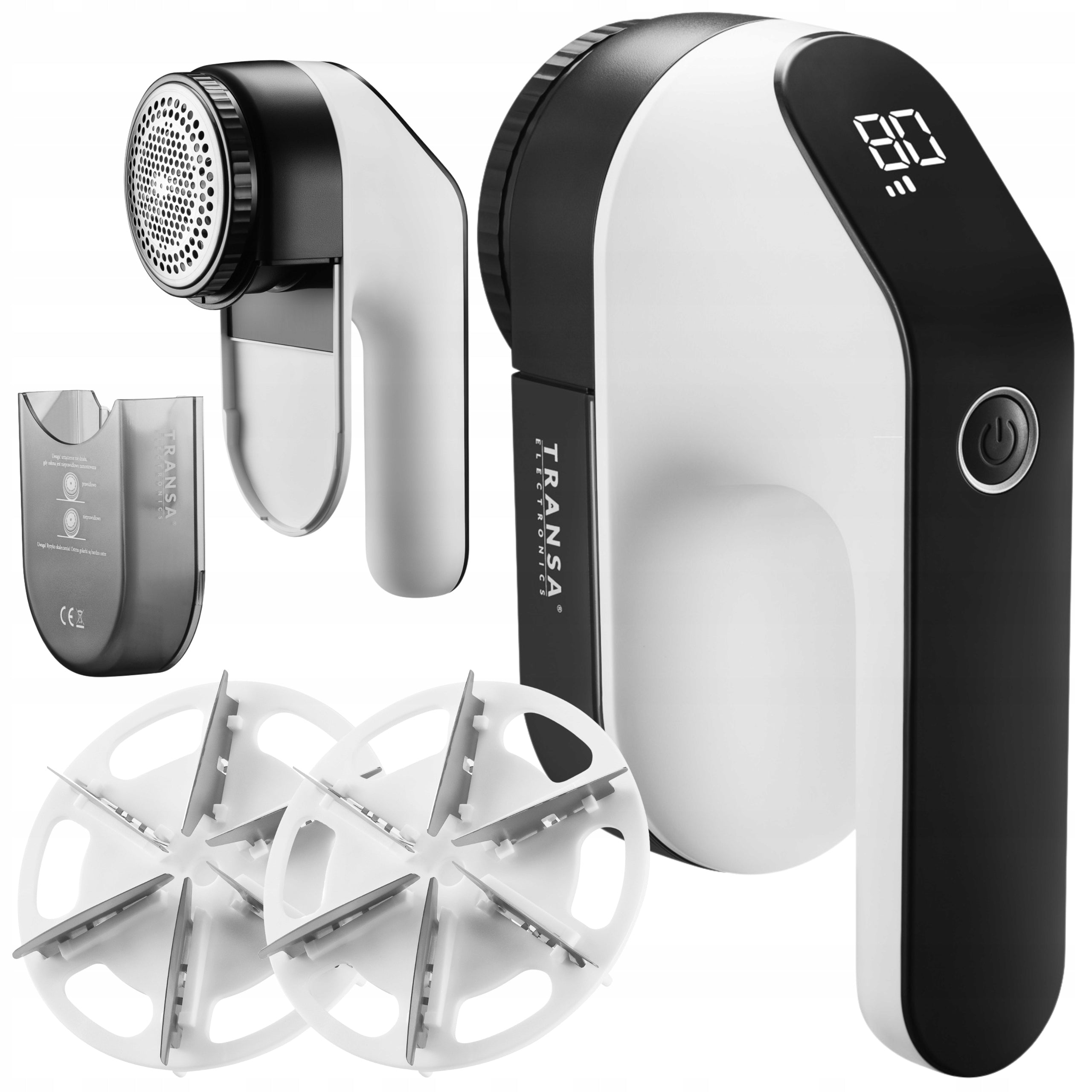 Shaver for CLOTHES SWEATERS FABRIC Adjustable Rotation WIRELESS 2x BLADES