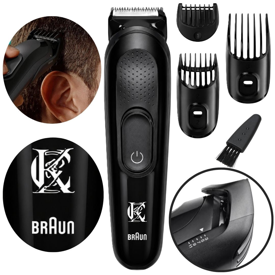 Shaving Machine Trimmer for Braun Beard 5513 Gillette King C + 3 tips